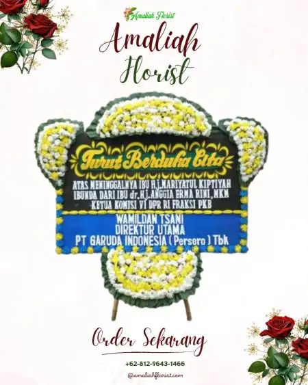 Papan Bunga Duka Cililitan